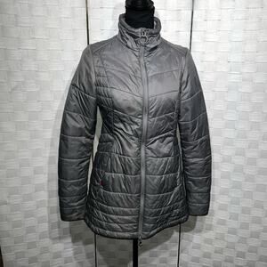 Outdoor Research Women’s Primaloft Breva Jacket Size Small Grey And Pink Outdoor